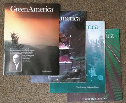 4 editions of the Green America magazine