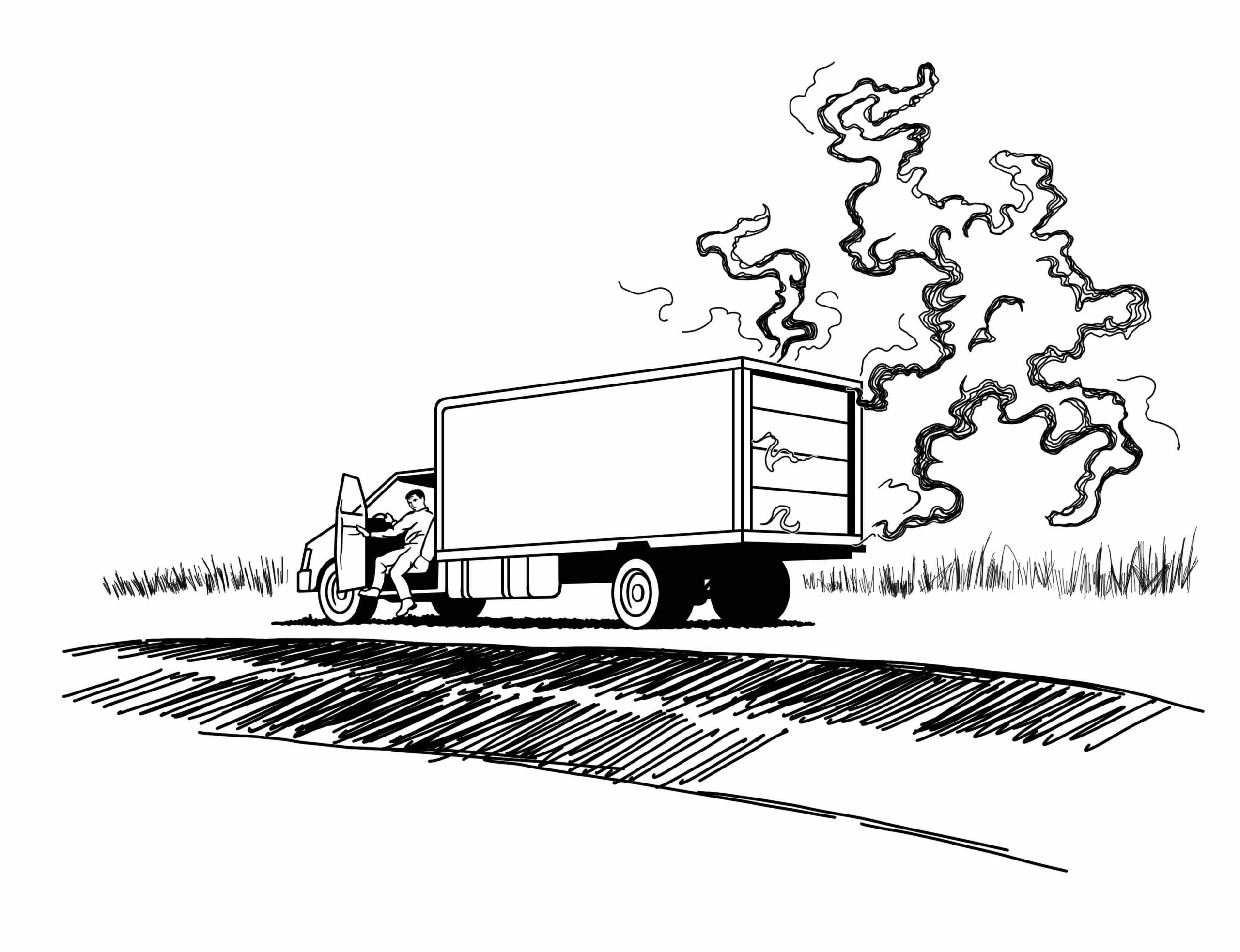 Truck Box Illustration