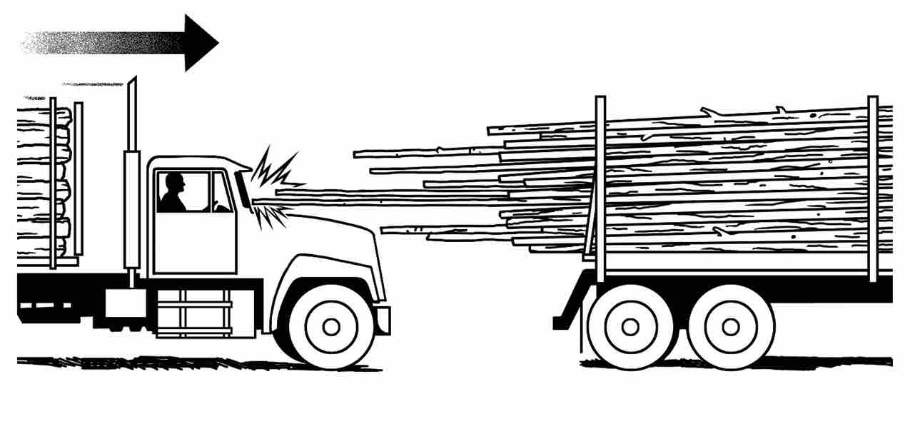 Truck Accident Illustration