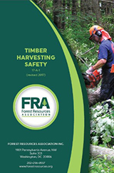 timber harvesting safety manual cover graphic