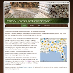 Forest Products Locator website