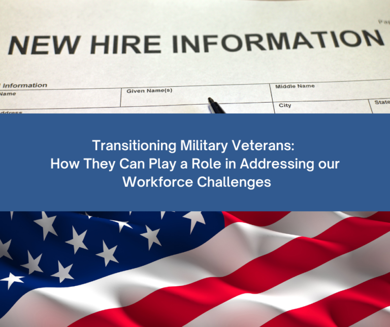 Transitioning Military Veterans: How They Can Play a Role in Addressing ...